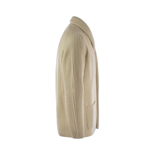 Fedeli Ribbed Shawl Lapel Cardigan