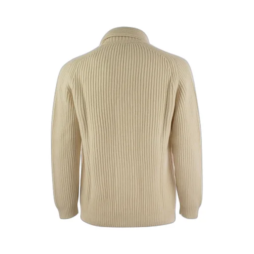 Fedeli Ribbed Shawl Lapel Cardigan