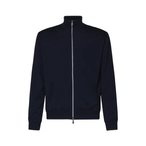 Fedeli Full-Zip Mock Neck Sweater