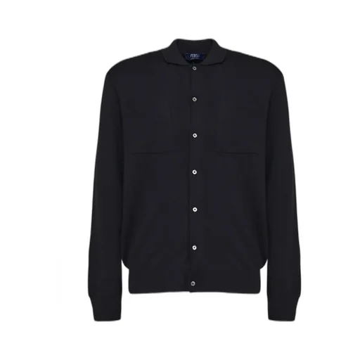 Fedeli Button-Up Cardigan Sweater