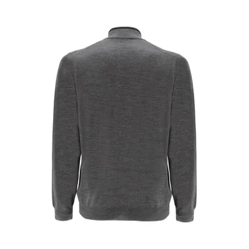 Fedeli Half Zipped High Neck Jumper