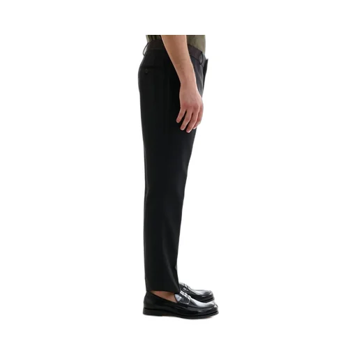 Fendi Logo Tape Waistband Tailored Pants