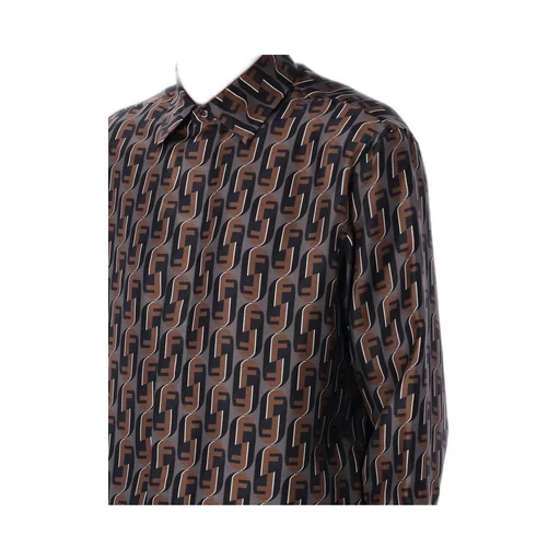 Fendi Long Sleeved Allover Printed Shirt