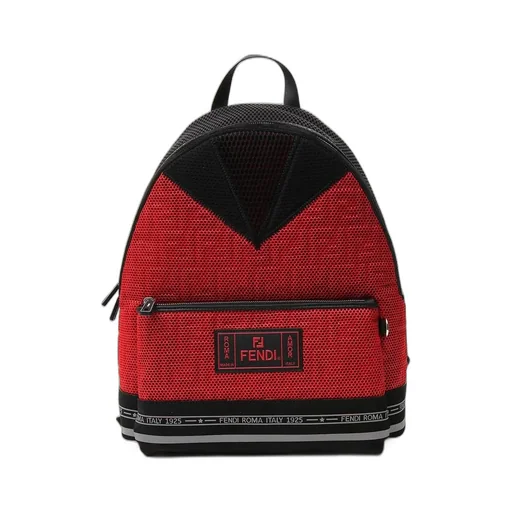Fendi Roma Monogram Mesh Backpack