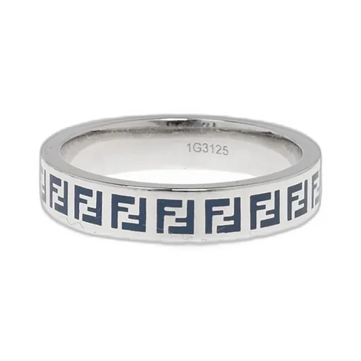 Fendi Ff Slim Band Ring