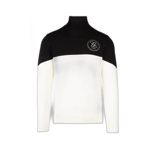 Fendi Two-Toned Turtleneck Knitted Jumper