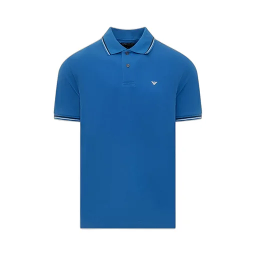 Emporio Armani Logo Printed Short Sleeved Polo Shirt