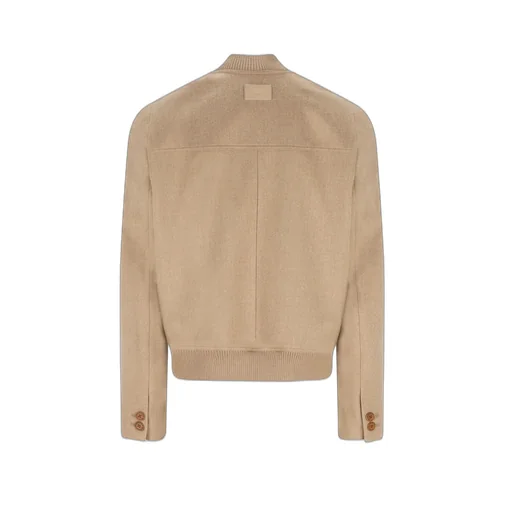 Fendi Long Sleeved Buttoned Bomber Jacket
