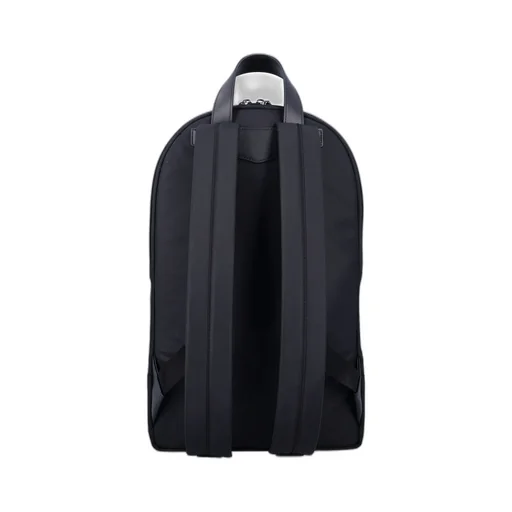 Emporio Armani Logo Plaque Zip-Up Backpack