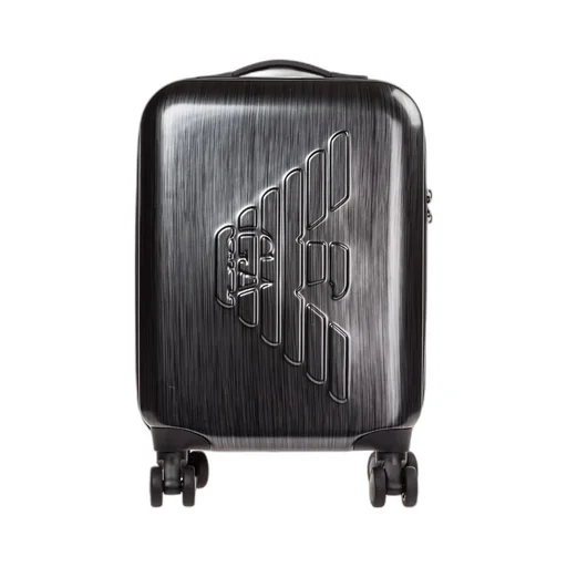 Emporio Armani Logo Embossed Zip-Around Trolley