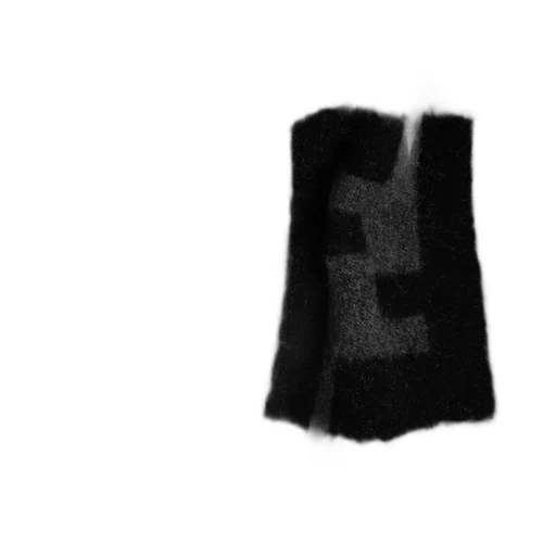 Fendi Logo Jacquard Fringed Scarf