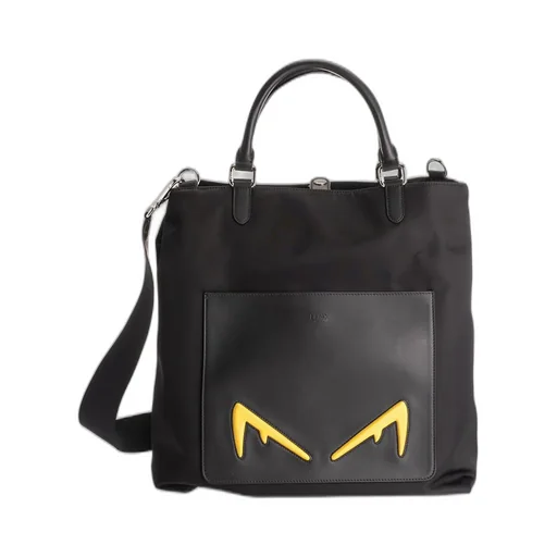 Fendi Graphic Printed Top Handle Bag
