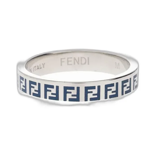 Fendi Ff Slim Band Ring