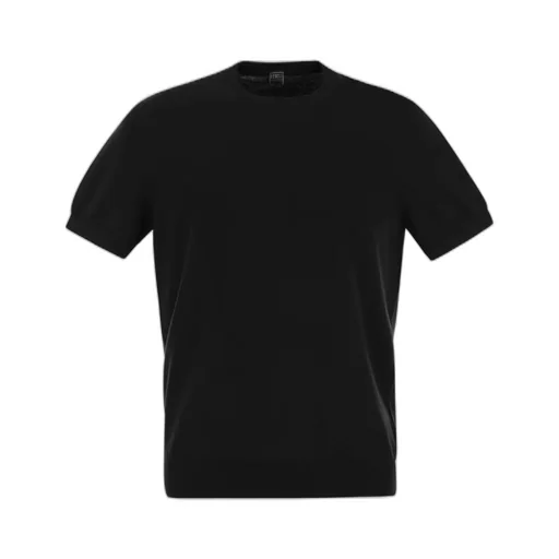 Fedeli Fine-Knit Crewneck T-Shirt