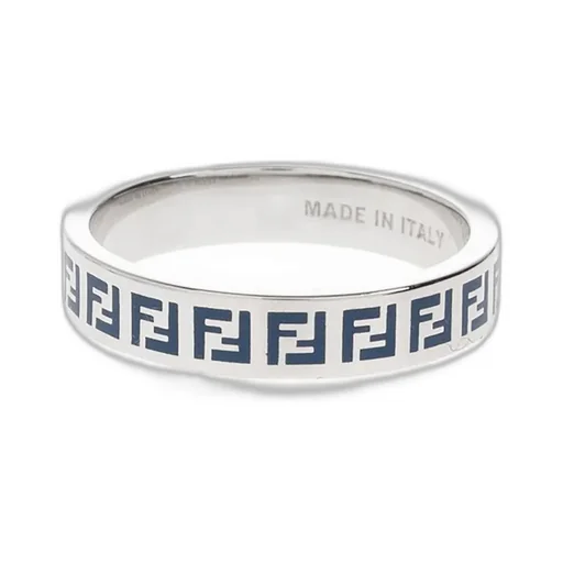 Fendi Ff Slim Band Ring