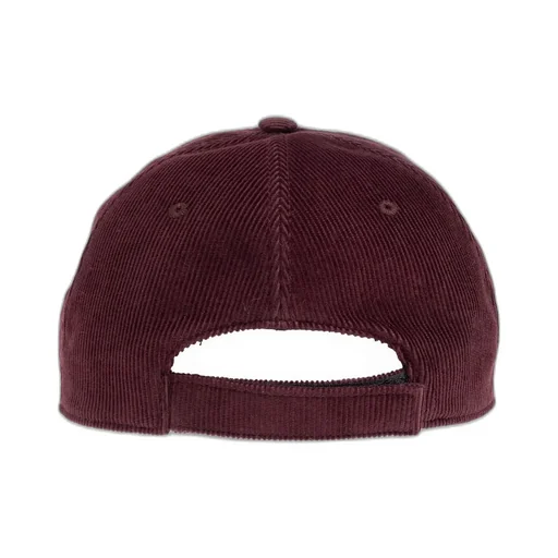 Fendi Logo Embroidered Corduroy Baseball Cap