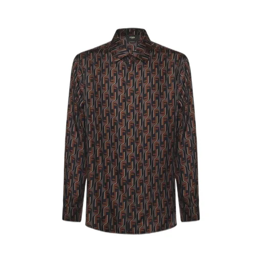 Fendi Long Sleeved Allover Printed Shirt