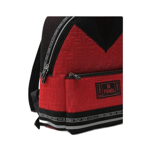 Fendi Roma Monogram Mesh Backpack