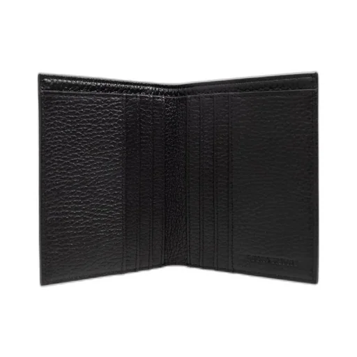 Emporio Armani Logo Embossed Bi-Fold Card Case