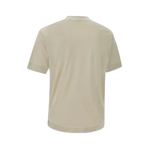 Emporio Armani Logo Embroidered Crewneck T-Shirt
