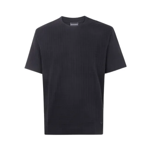 Emporio Armani Asv Jacquard Jersey T-Shirt