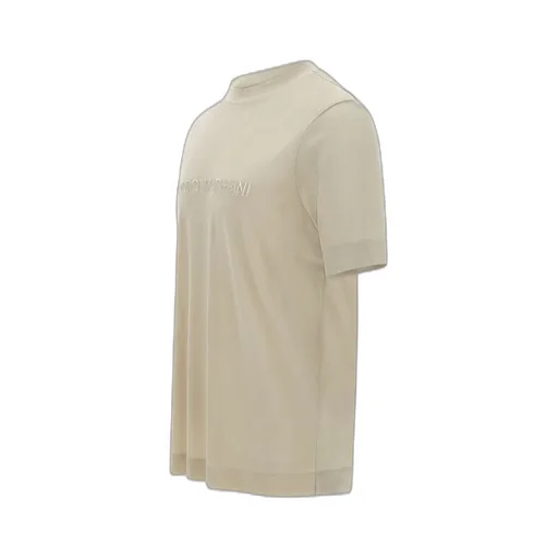 Emporio Armani Logo Embroidered Crewneck T-Shirt