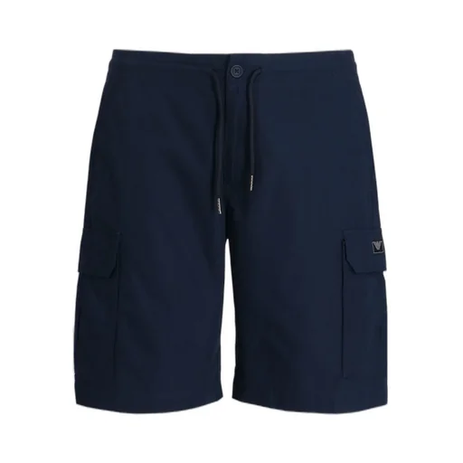 Emporio Armani Button Detailed Drawstring Shorts