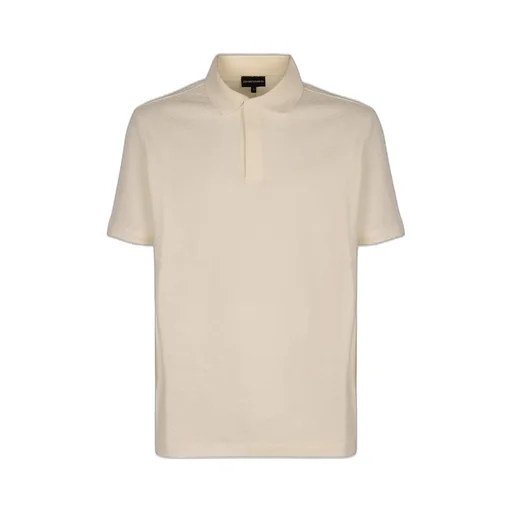 Emporio Armani Logo Embroidered Short Sleeved Polo Shirt