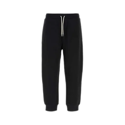 Emporio Armani Logo Patch Drawstring Sweatpants