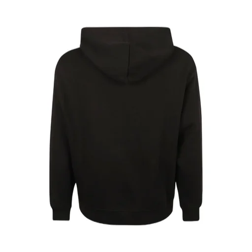 Emporio Armani Logo Printed Straight Hem Hoodie