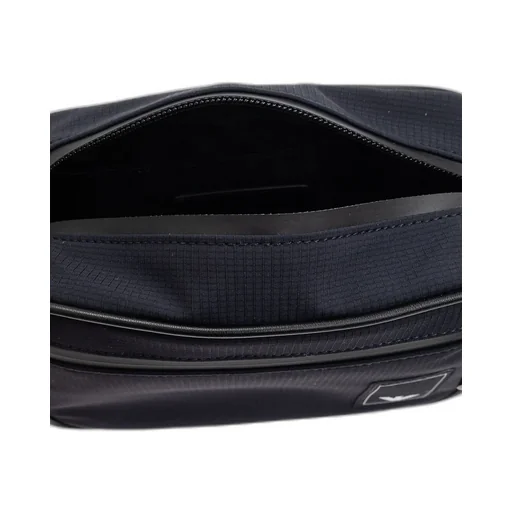 Emporio Armani Logo Patch Zipped Messenger Bag