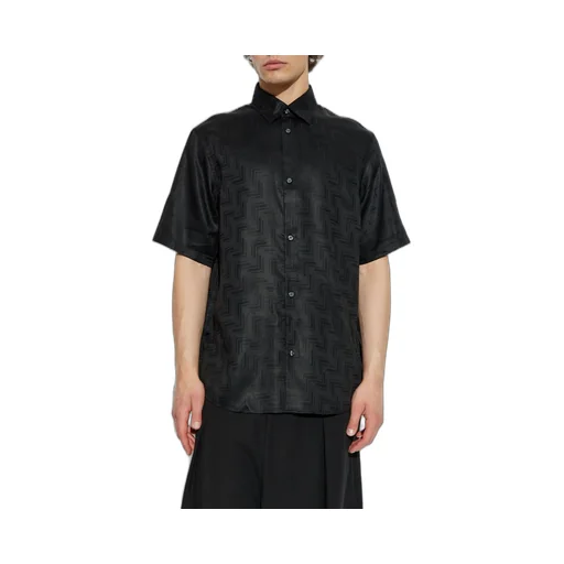 Emporio Armani All-Over Patterned Button-Up Shirt