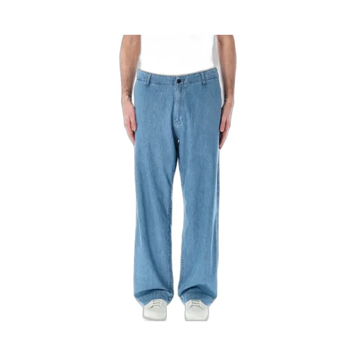 Emporio Armani Straight-Leg Loose-Fit Trousers