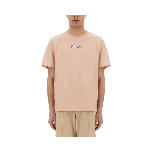 Emporio Armani Logo Printed Crewneck T-Shirt