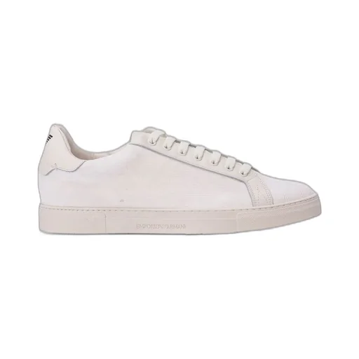 Emporio Armani Logo Printed Lace-Up Sneakers