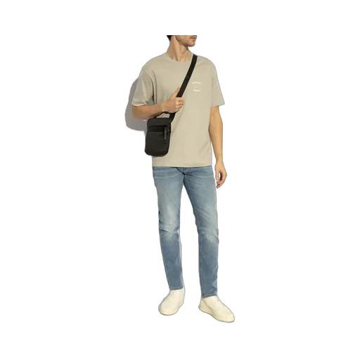 Emporio Armani Logo Embroidered Crewneck T-Shirt