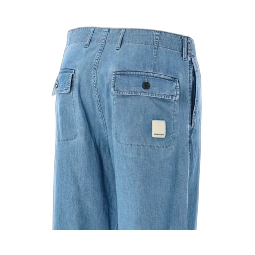 Emporio Armani Straight-Leg Loose-Fit Trousers