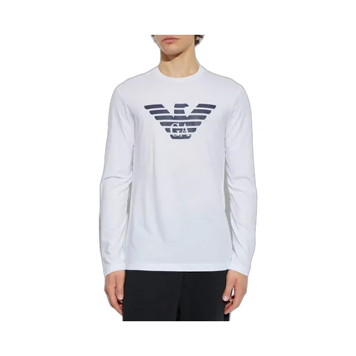 Emporio Armani Logo Printed Crewneck T-Shirt