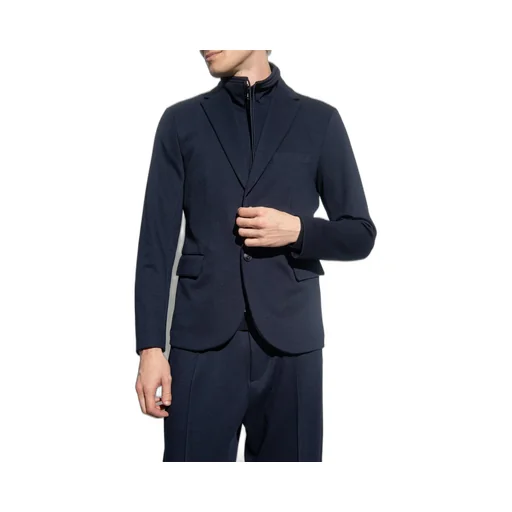 Emporio Armani Layered Single-Breasted Blazer