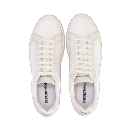 Emporio Armani Logo Printed Lace-Up Sneakers