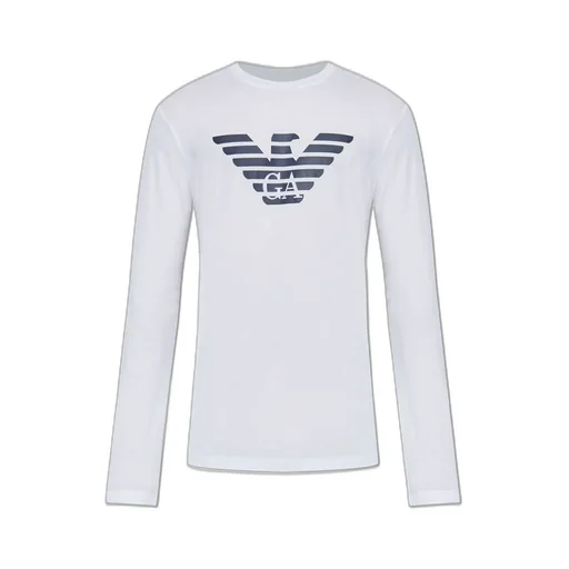 Emporio Armani Logo Printed Crewneck T-Shirt