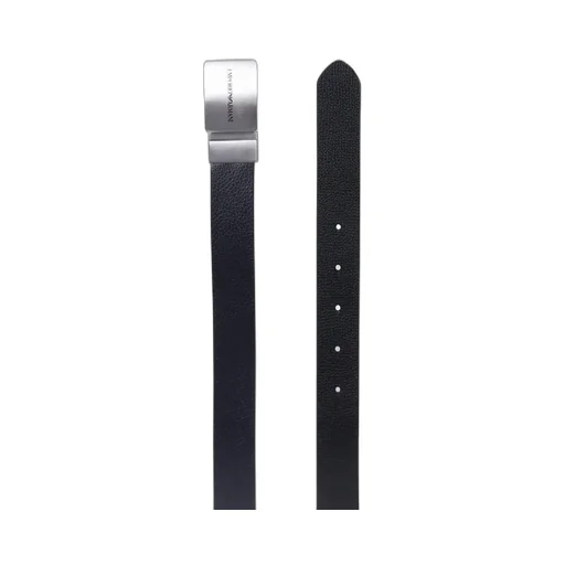 Emporio Armani Logo-Buckled Reversible Belt