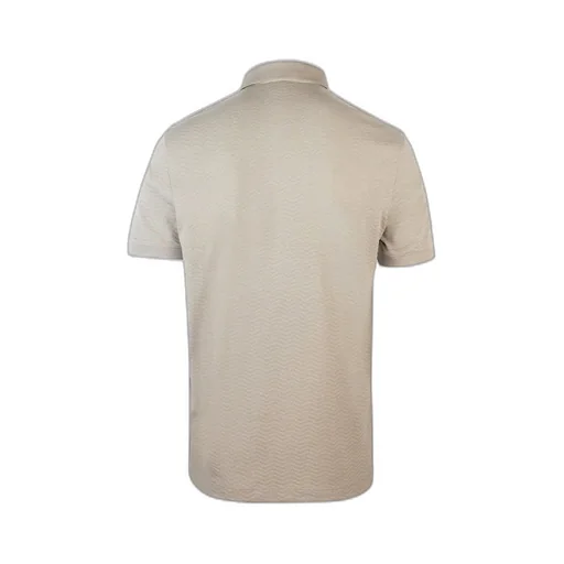 Emporio Armani Short Sleeved Jacquard Polo Shirt