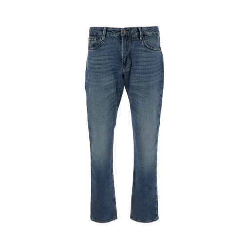 Emporio Armani J06 Slim-Fit Washed Denim Jeans