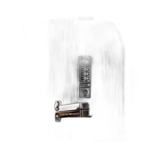 Emporio Armani Logo Embossed Zip-Around Trolley