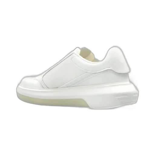Emporio Armani Logo Plaque Lace-Up Sneakers