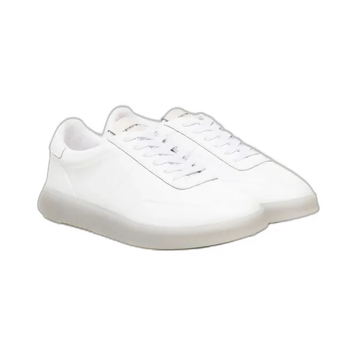 Emporio Armani Logo Patch Lace-Up Sneakers