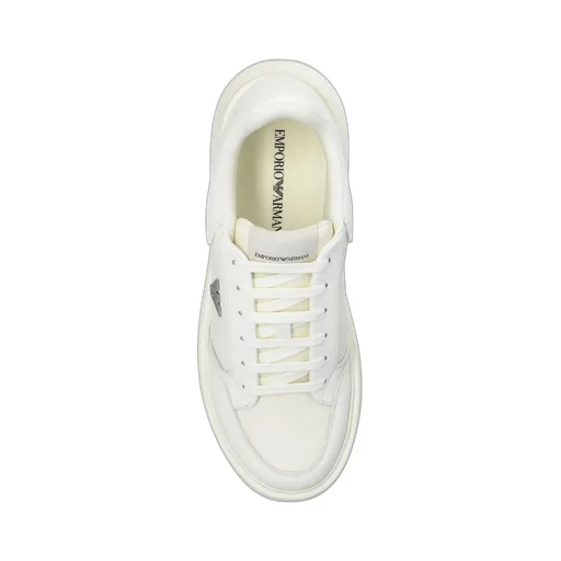 Emporio Armani Logo Plaque Lace-Up Sneakers