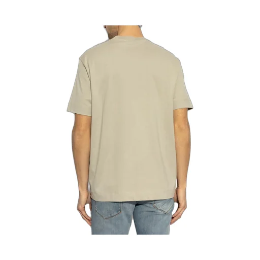 Emporio Armani Logo Embroidered Crewneck T-Shirt