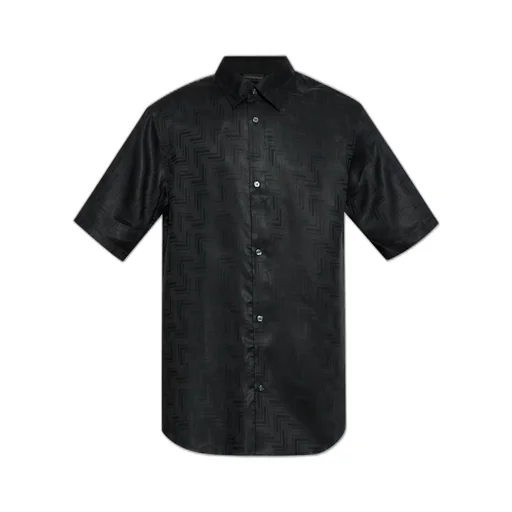 Emporio Armani All-Over Patterned Button-Up Shirt